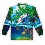 Barramundi Fishing Shirt | UPF 50+ Sun Protection | Recycled Fabric | Fisherman Apparel - Image 2