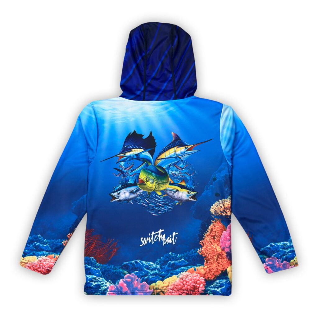 Kids Fishing Shirt Back