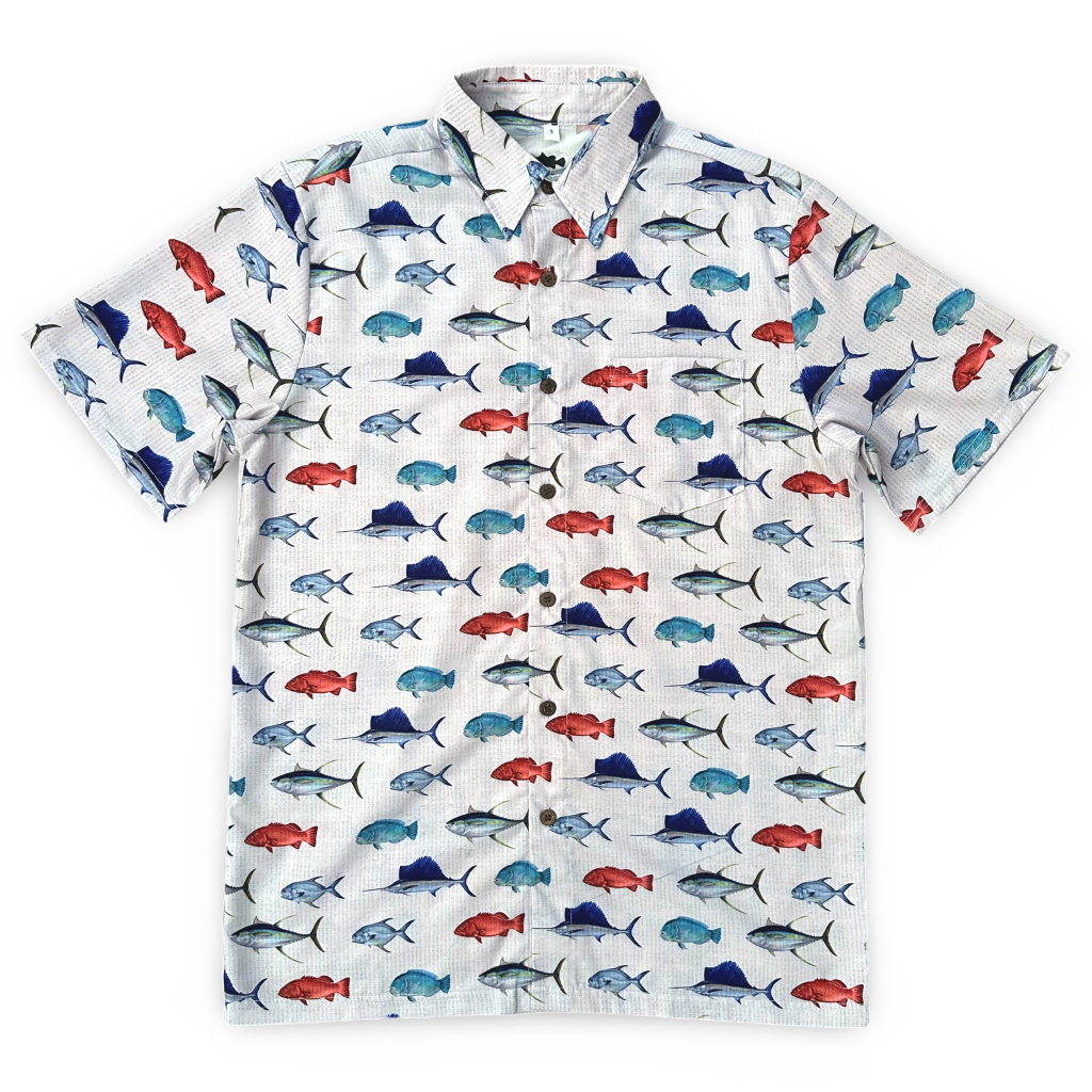 Bluewater button up Front