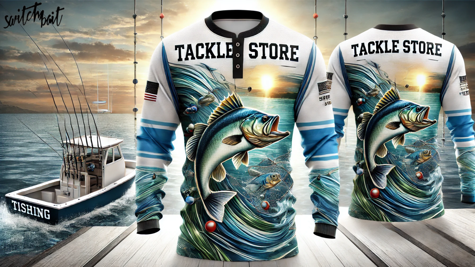 Custom Fishing Shirts for Tackle Stores