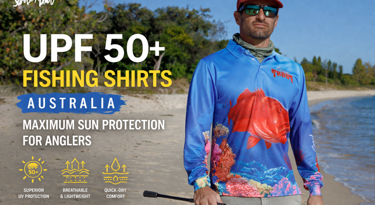 Custom UPF 50+ Fishing Shirts Australia