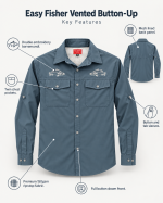 Barramundi Atlantic Easy Fishier shirt Diagram