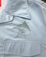 Marlin Embroidery Close